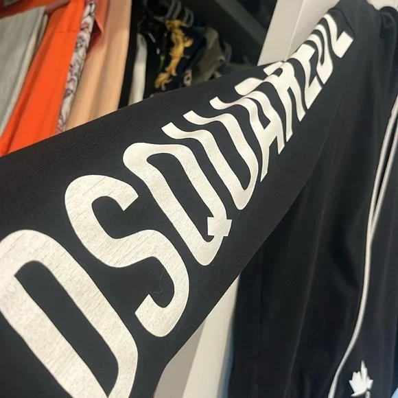 DSQUARED2 Double Zip Leaf Hoodie